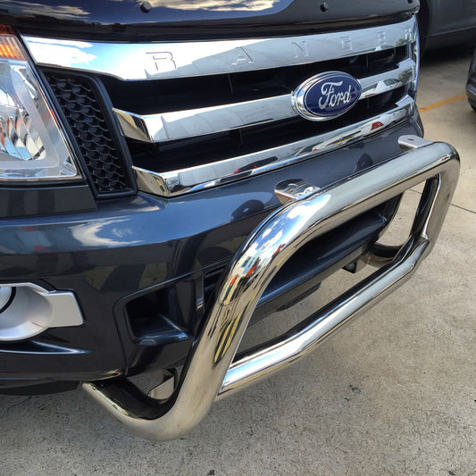 Ford Ranger T6 chrome nudge bar 2012-2015