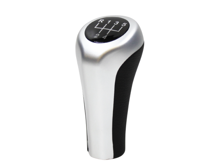 E90 silver gear knob lever 5/6 speed